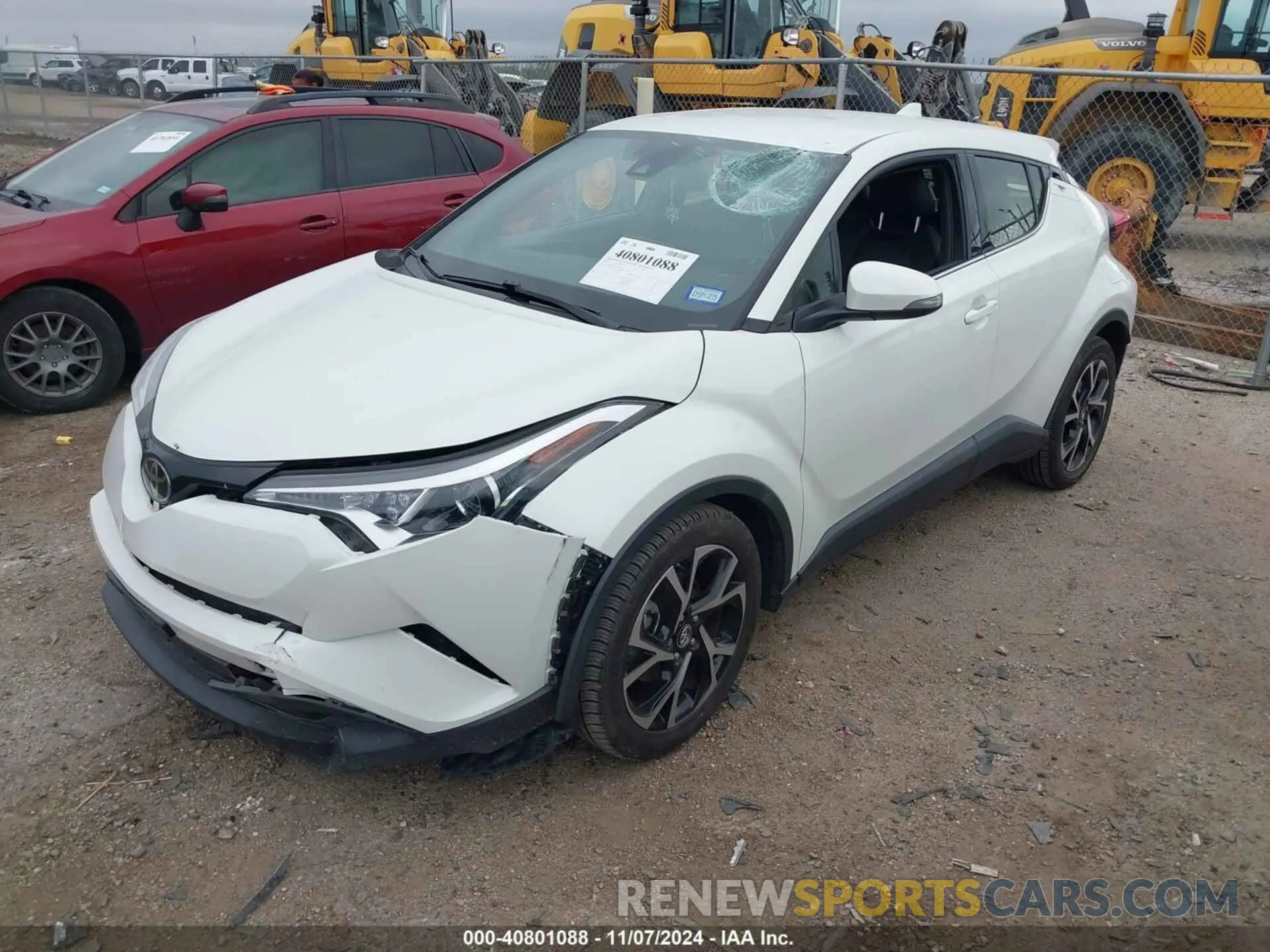 2 Photograph of a damaged car JTNKHMBX2K1032623 TOYOTA C-HR 2019