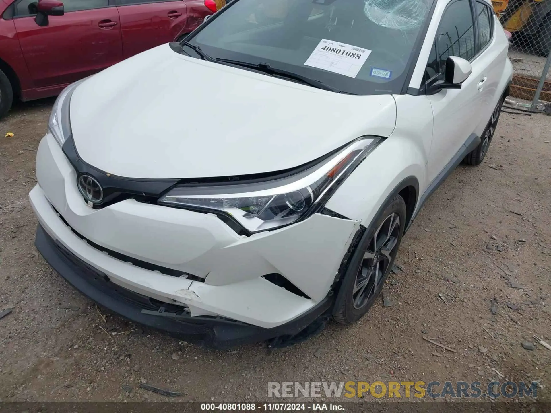 6 Photograph of a damaged car JTNKHMBX2K1032623 TOYOTA C-HR 2019