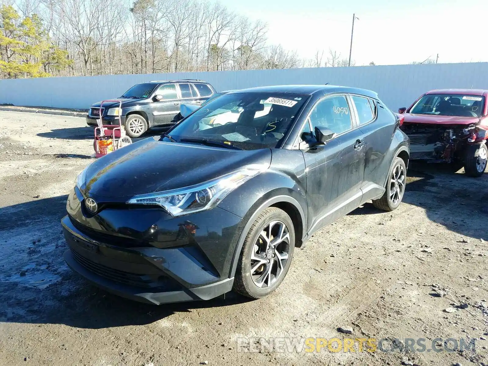 2 Photograph of a damaged car JTNKHMBX2K1032783 TOYOTA C-HR 2019