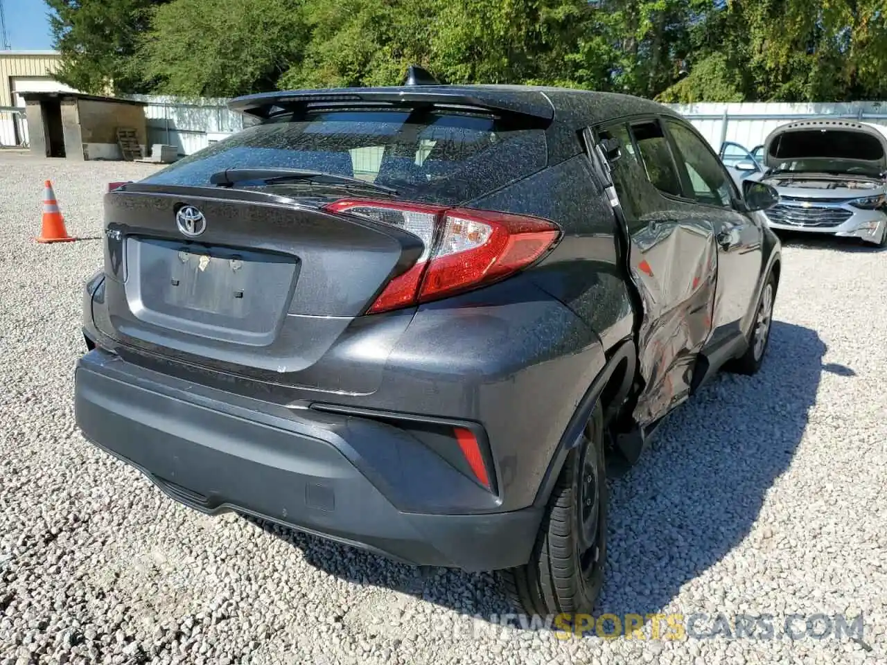 4 Photograph of a damaged car JTNKHMBX2K1033206 TOYOTA C-HR 2019