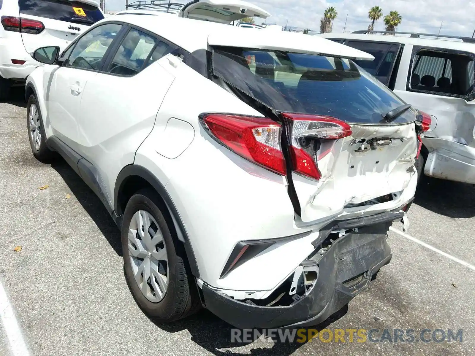 3 Photograph of a damaged car JTNKHMBX2K1033707 TOYOTA C-HR 2019