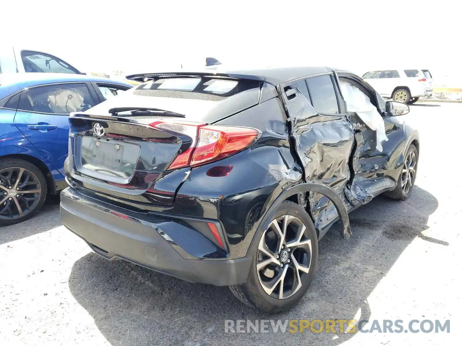 4 Photograph of a damaged car JTNKHMBX2K1036896 TOYOTA C-HR 2019