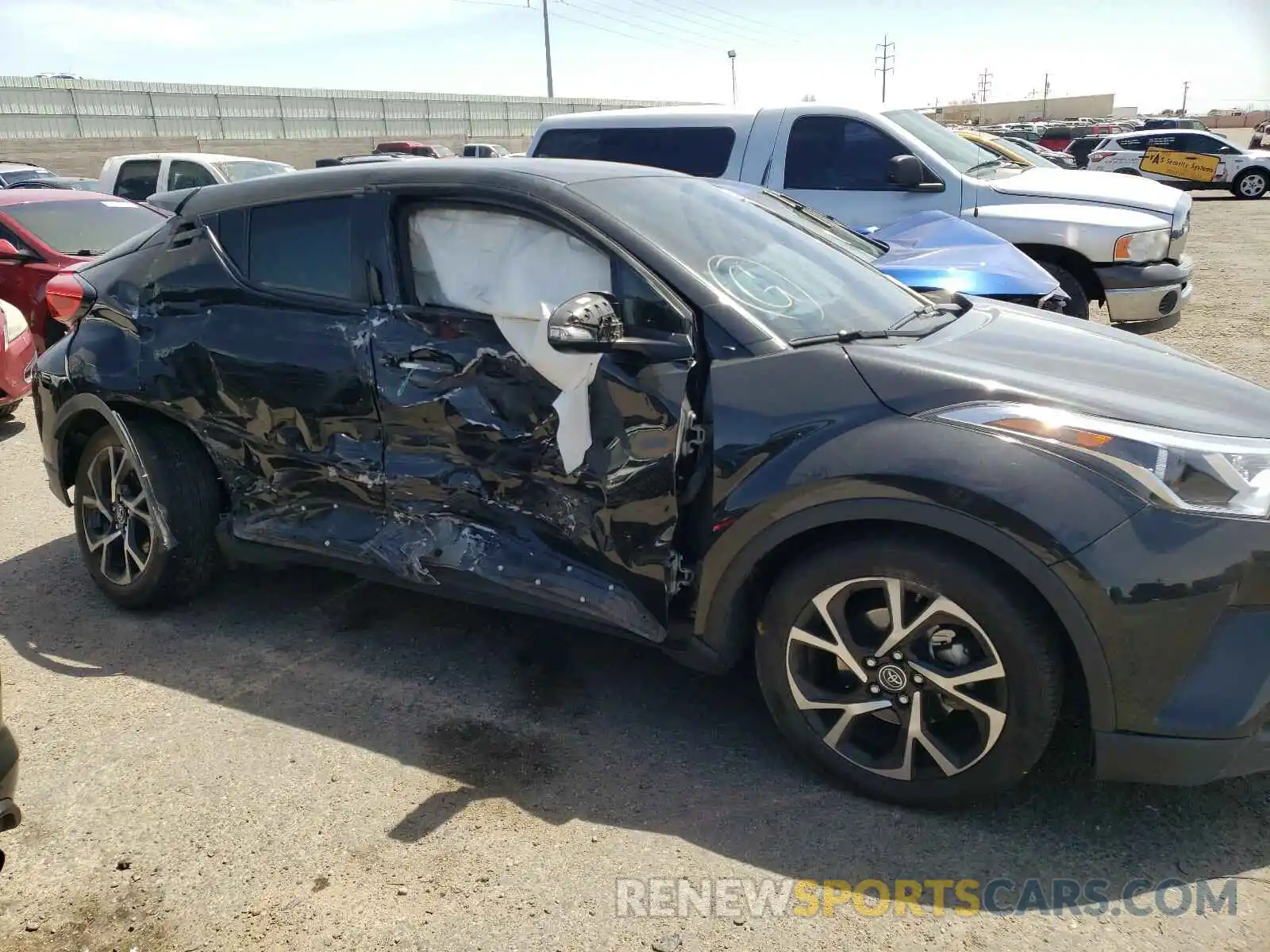 9 Photograph of a damaged car JTNKHMBX2K1036896 TOYOTA C-HR 2019