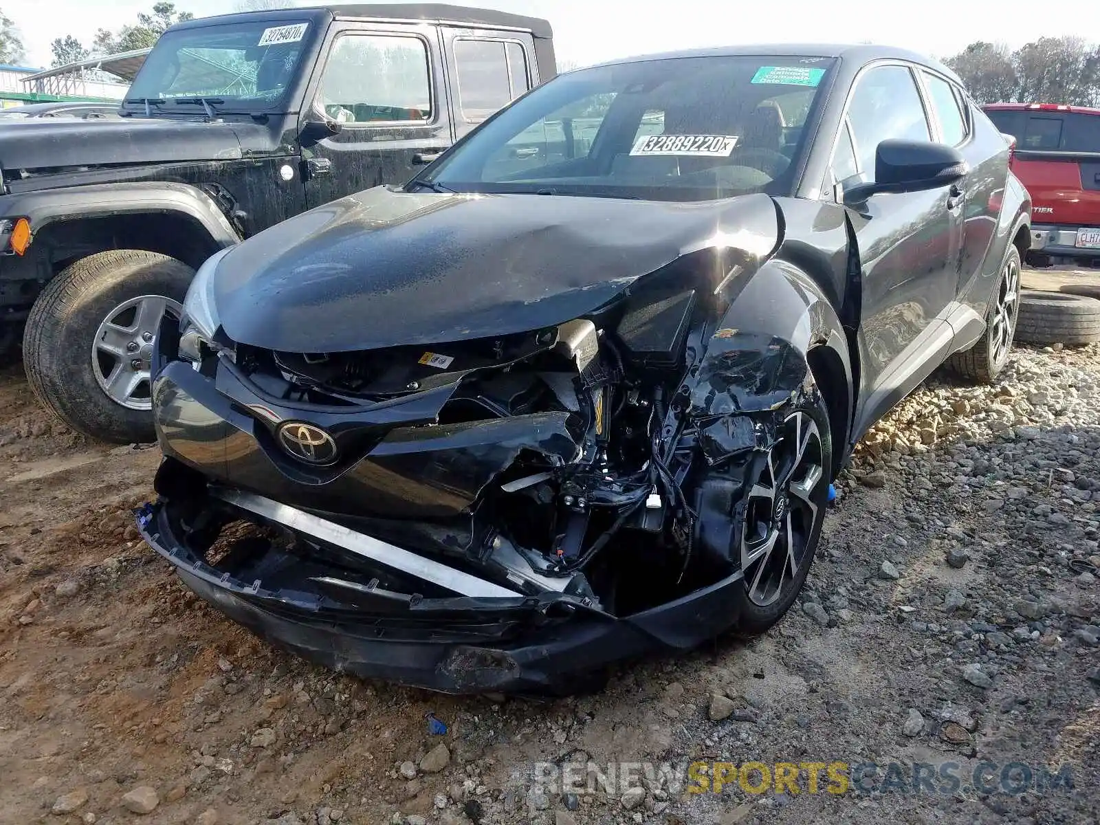 2 Photograph of a damaged car JTNKHMBX2K1037143 TOYOTA C-HR 2019