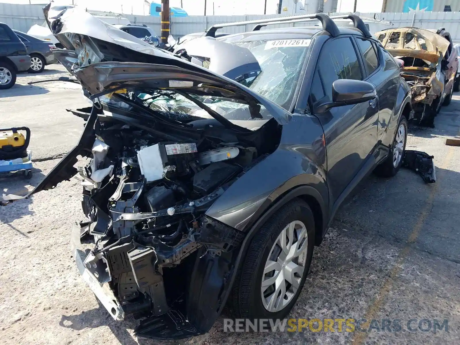 2 Photograph of a damaged car JTNKHMBX2K1039233 TOYOTA C-HR 2019