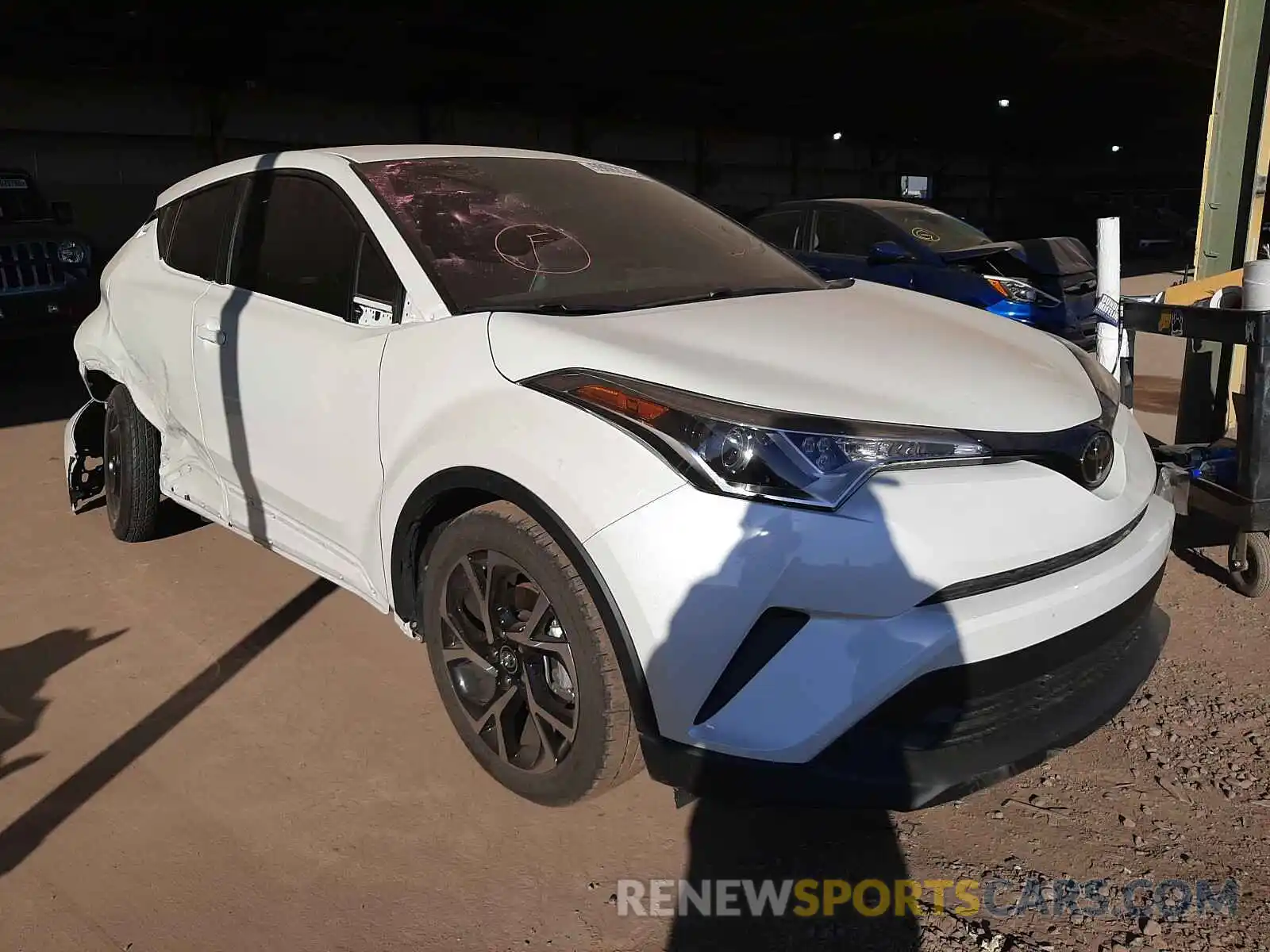 1 Photograph of a damaged car JTNKHMBX2K1040589 TOYOTA C-HR 2019