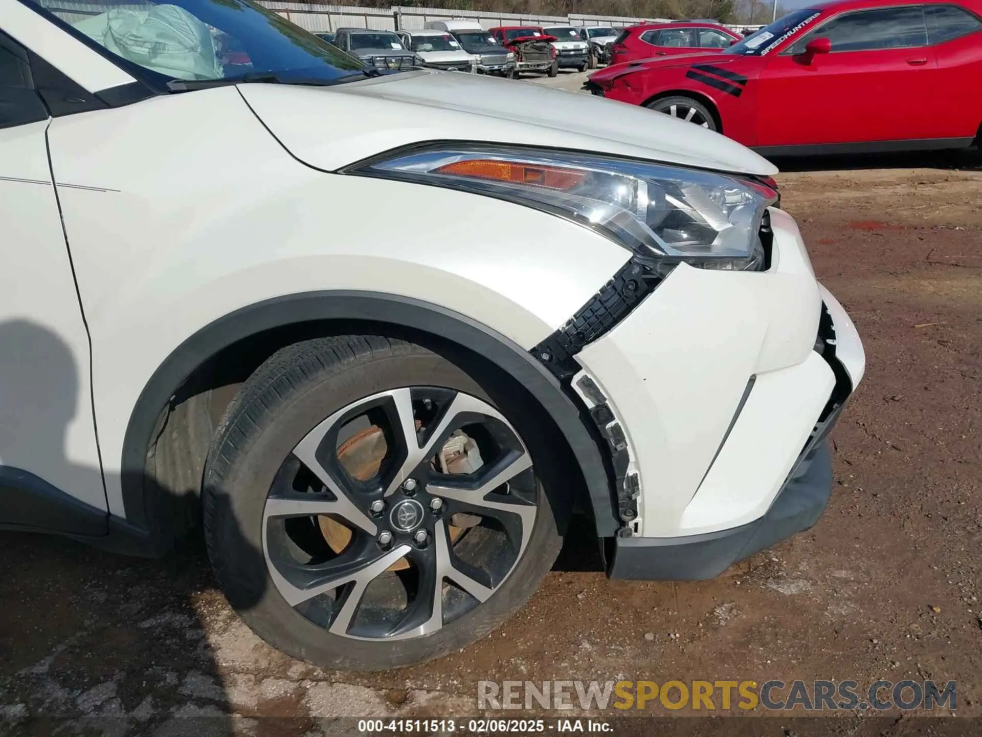 19 Photograph of a damaged car JTNKHMBX2K1041838 TOYOTA C-HR 2019