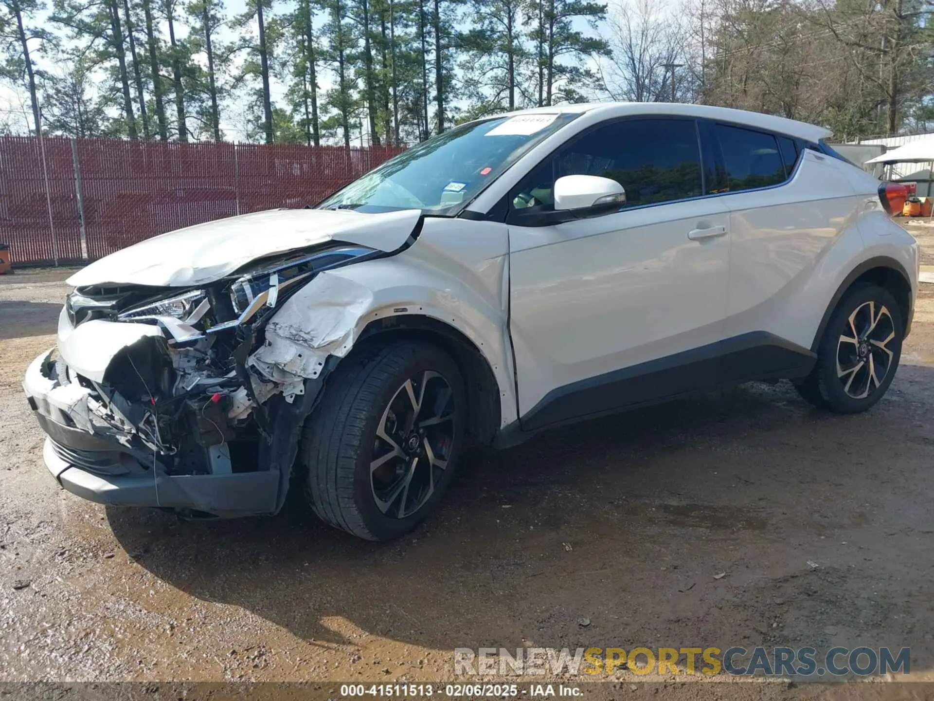 2 Photograph of a damaged car JTNKHMBX2K1041838 TOYOTA C-HR 2019