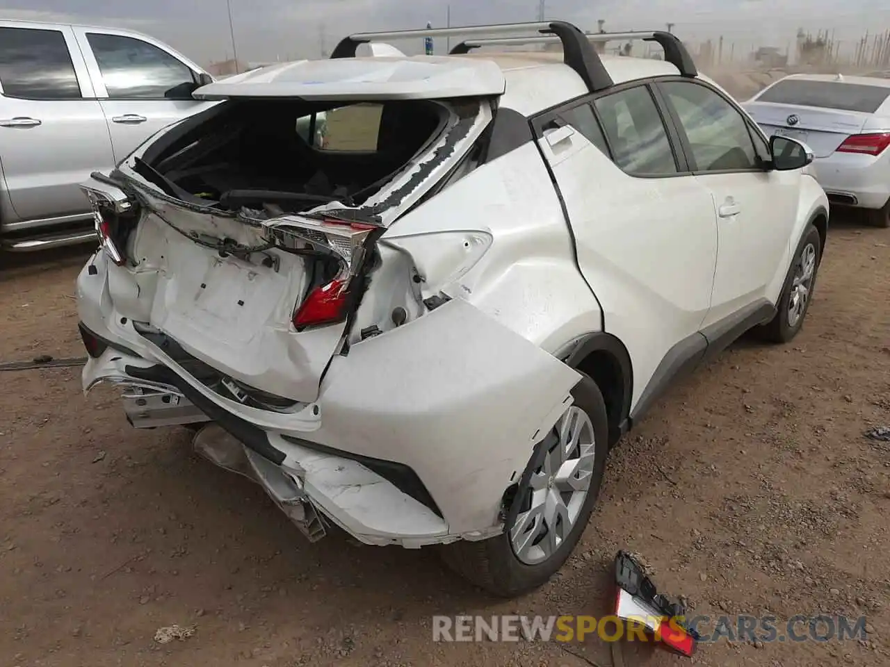 4 Photograph of a damaged car JTNKHMBX2K1042780 TOYOTA C-HR 2019