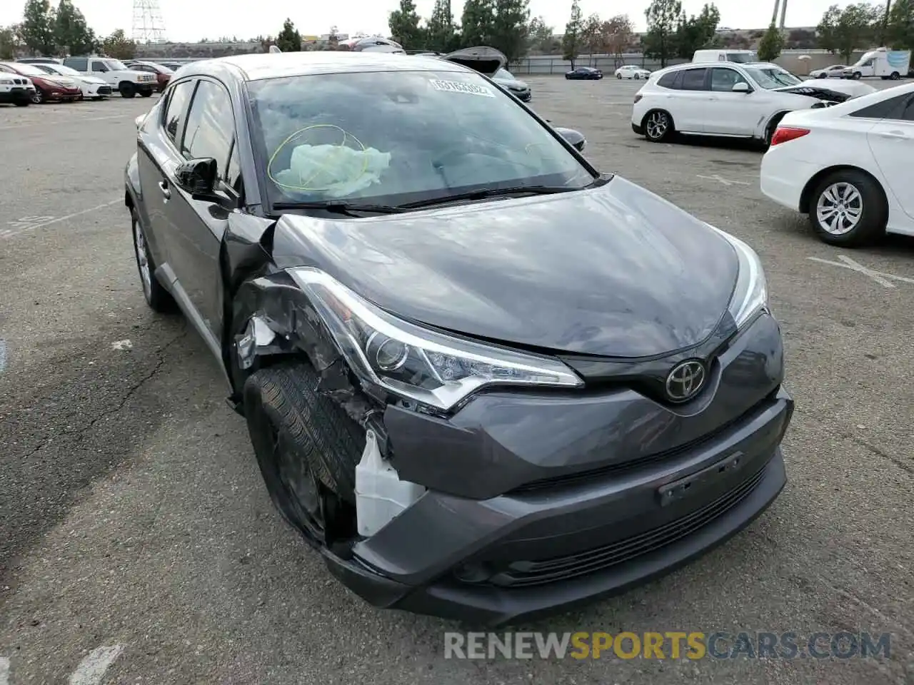 1 Photograph of a damaged car JTNKHMBX2K1043007 TOYOTA C-HR 2019