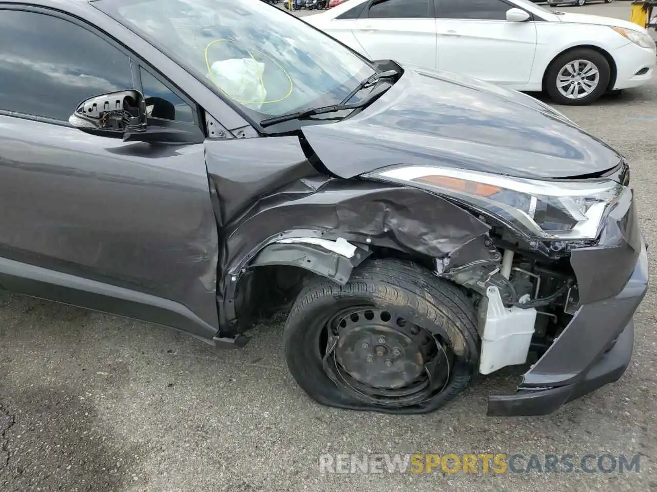 9 Photograph of a damaged car JTNKHMBX2K1043007 TOYOTA C-HR 2019