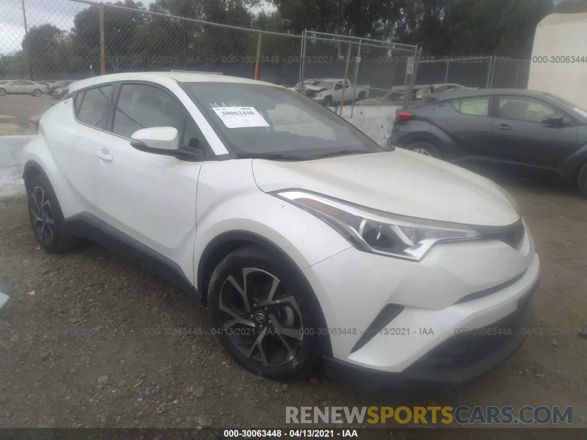 1 Photograph of a damaged car JTNKHMBX2K1044514 TOYOTA C-HR 2019