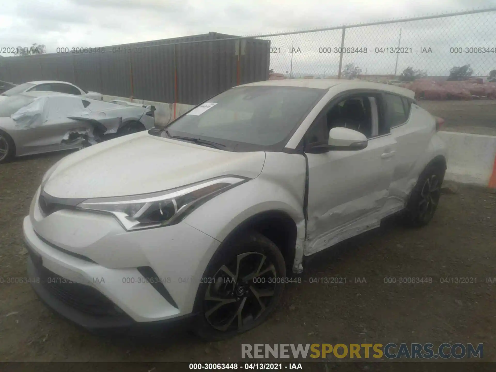 2 Photograph of a damaged car JTNKHMBX2K1044514 TOYOTA C-HR 2019