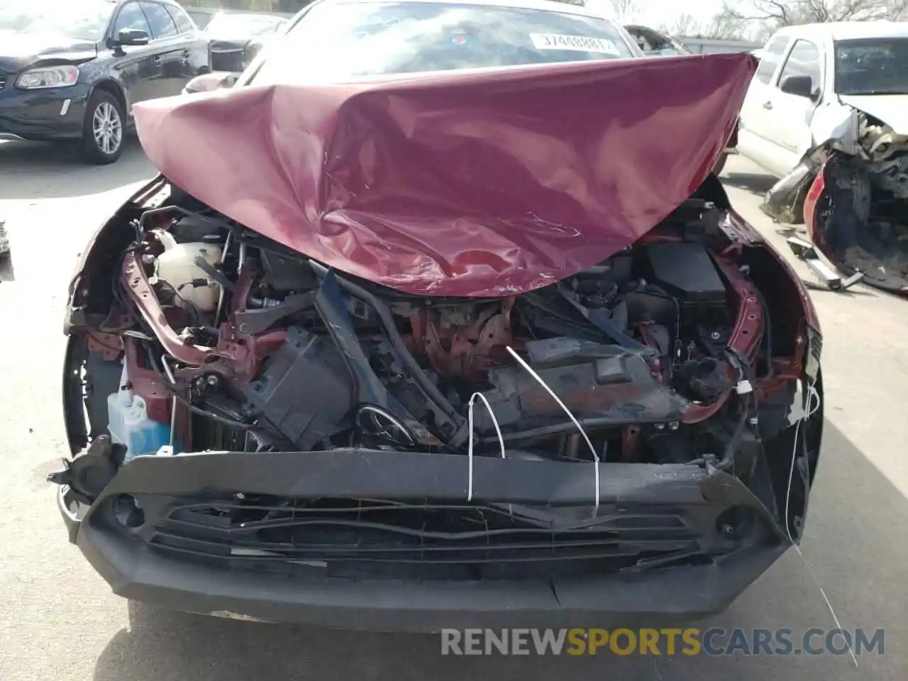 9 Photograph of a damaged car JTNKHMBX2K1047333 TOYOTA C-HR 2019