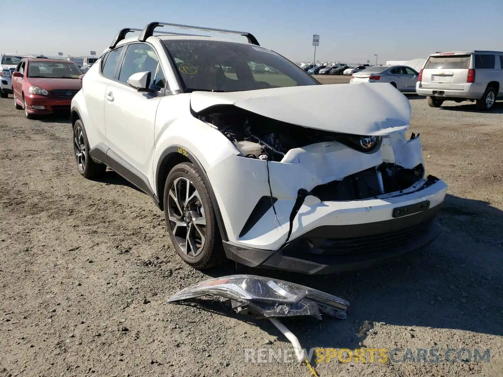 1 Photograph of a damaged car JTNKHMBX2K1048319 TOYOTA C-HR 2019