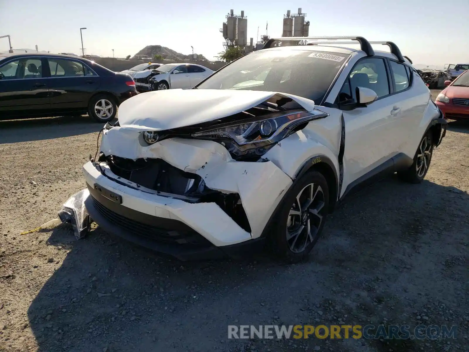 2 Photograph of a damaged car JTNKHMBX2K1048319 TOYOTA C-HR 2019