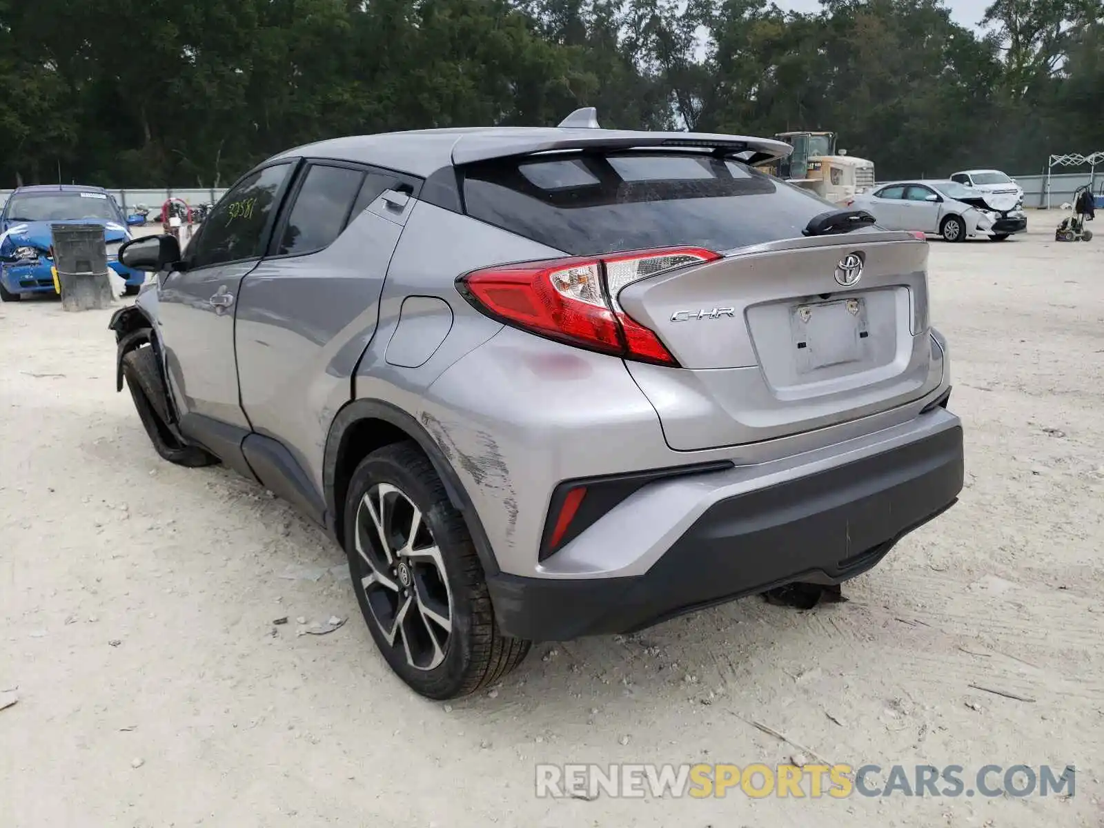 3 Photograph of a damaged car JTNKHMBX2K1048496 TOYOTA C-HR 2019