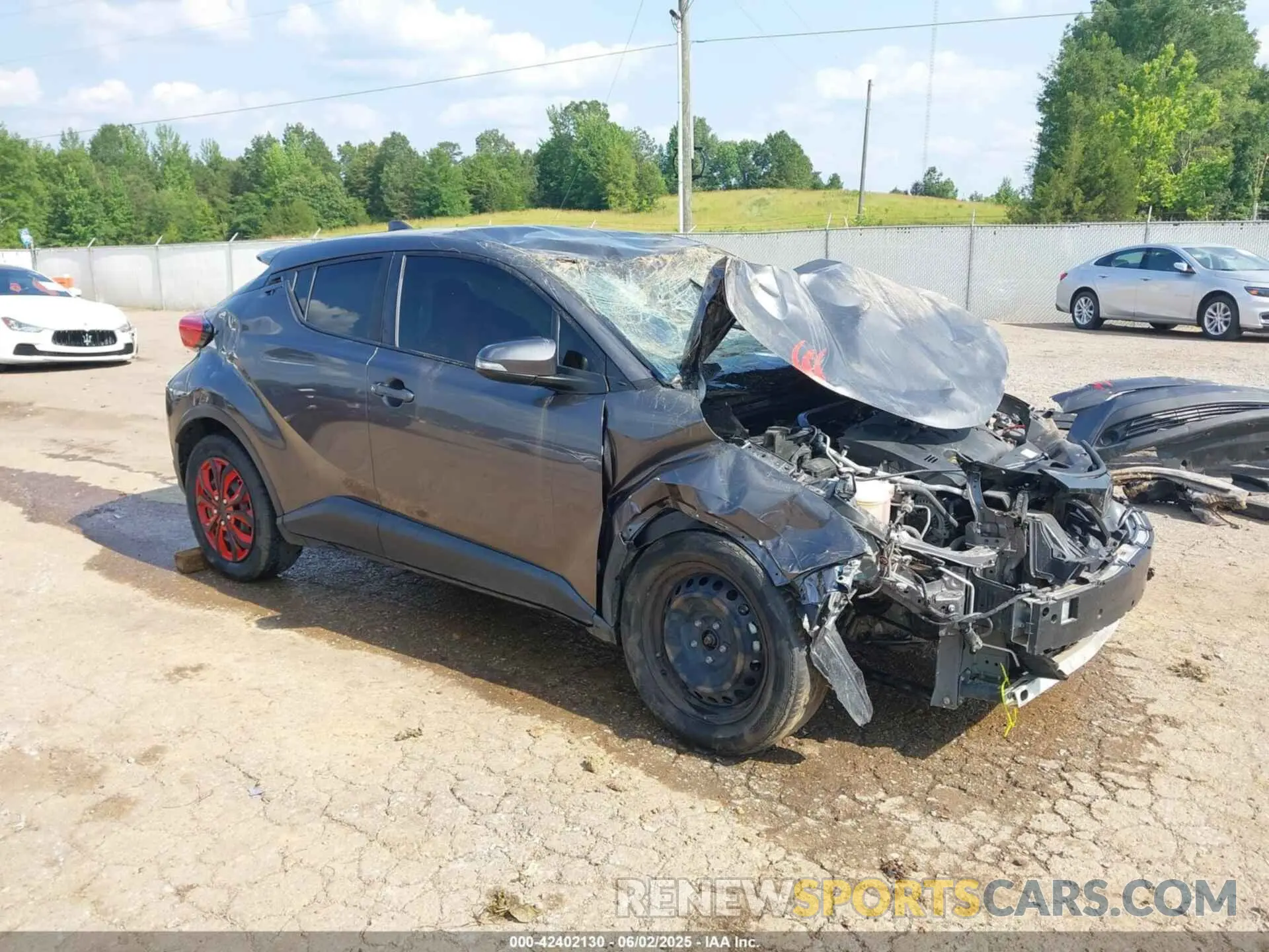 1 Photograph of a damaged car JTNKHMBX2K1048871 TOYOTA C-HR 2019