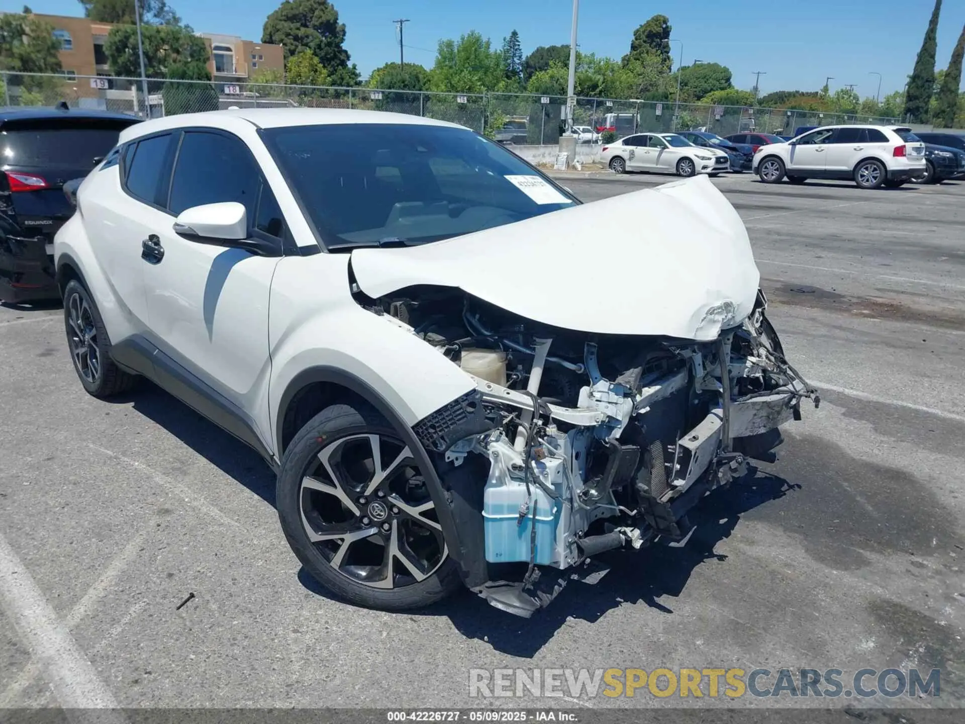1 Photograph of a damaged car JTNKHMBX2K1049065 TOYOTA C-HR 2019