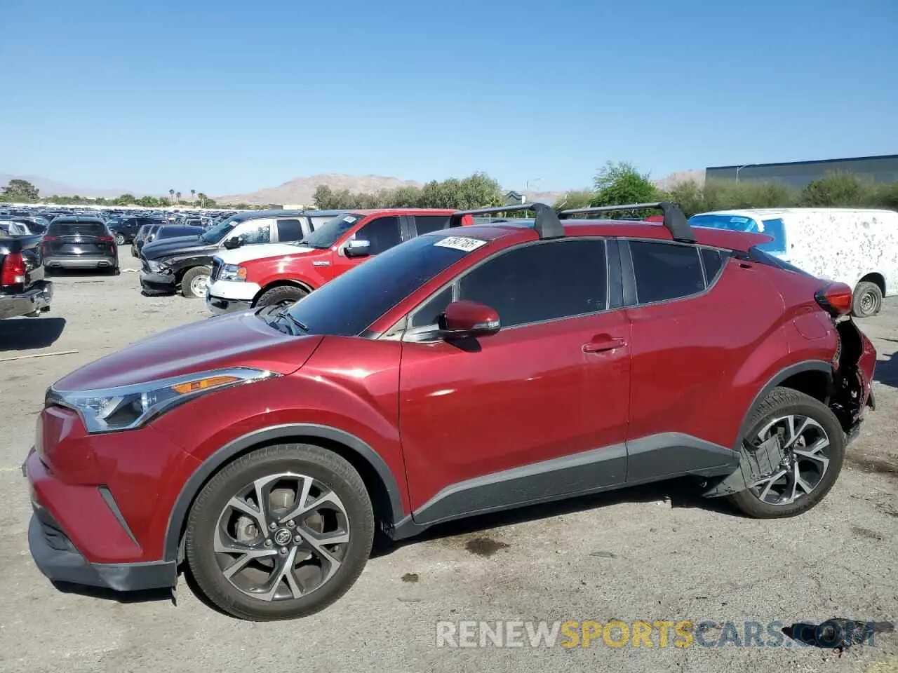 1 Photograph of a damaged car JTNKHMBX2K1049311 TOYOTA C-HR 2019
