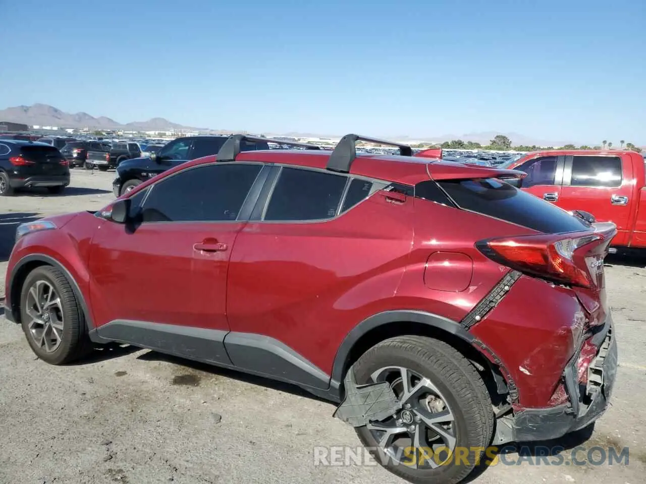 2 Photograph of a damaged car JTNKHMBX2K1049311 TOYOTA C-HR 2019