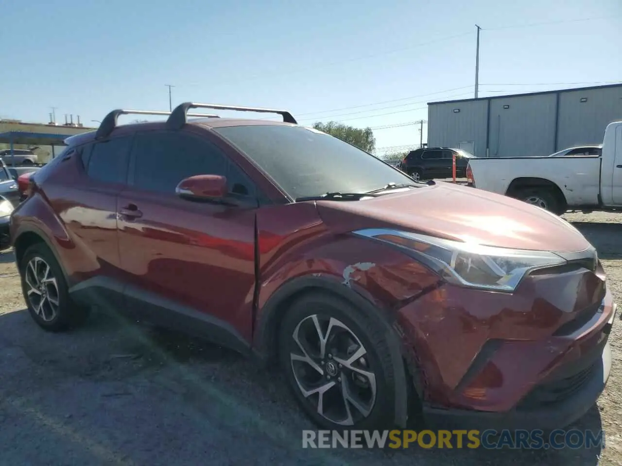 4 Photograph of a damaged car JTNKHMBX2K1049311 TOYOTA C-HR 2019
