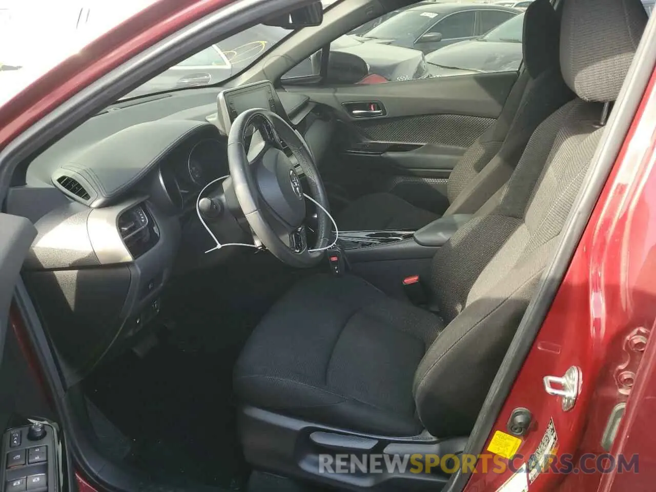 7 Photograph of a damaged car JTNKHMBX2K1049311 TOYOTA C-HR 2019