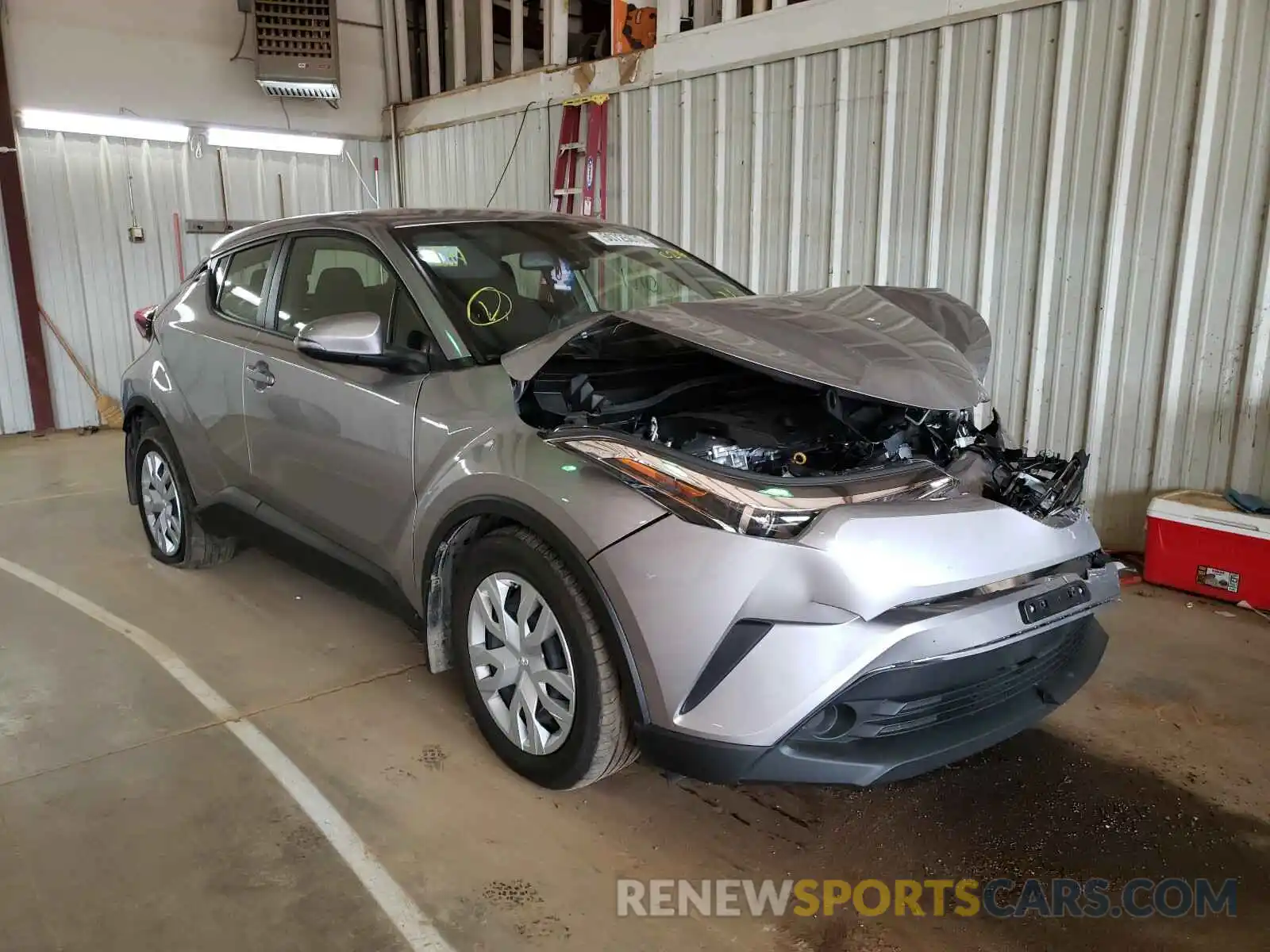 1 Photograph of a damaged car JTNKHMBX2K1050216 TOYOTA C-HR 2019