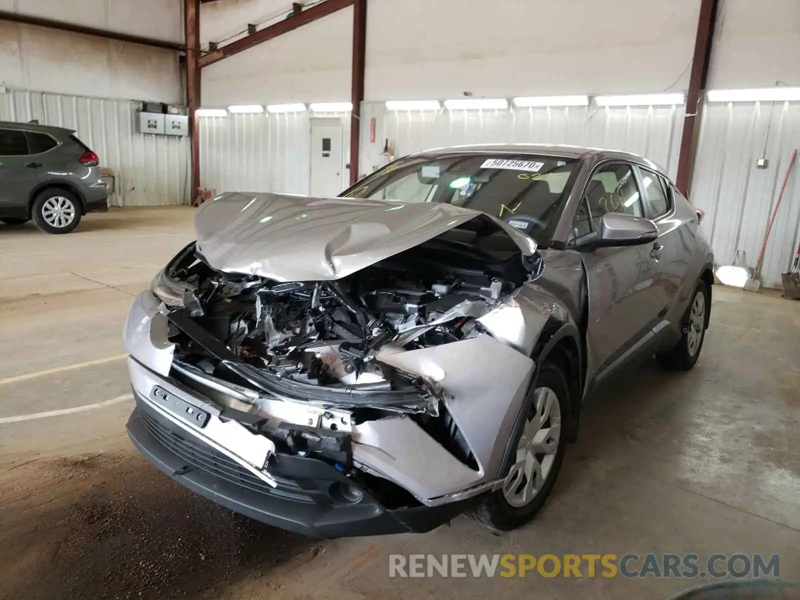 2 Photograph of a damaged car JTNKHMBX2K1050216 TOYOTA C-HR 2019