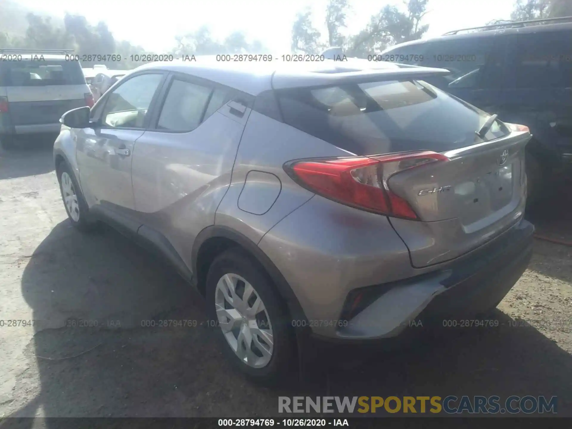 3 Photograph of a damaged car JTNKHMBX2K1057974 TOYOTA C-HR 2019