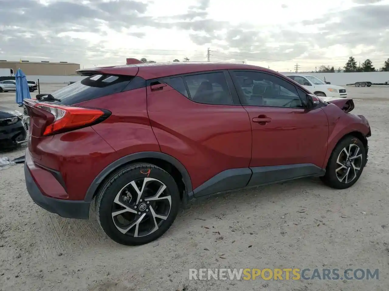 3 Photograph of a damaged car JTNKHMBX2K1060339 TOYOTA C-HR 2019