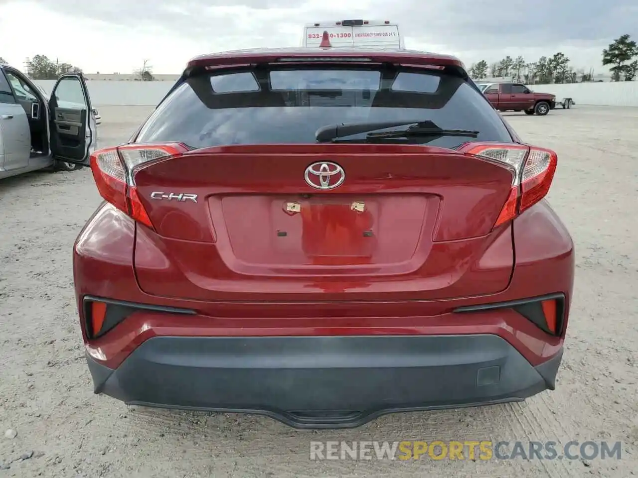 6 Photograph of a damaged car JTNKHMBX2K1060339 TOYOTA C-HR 2019