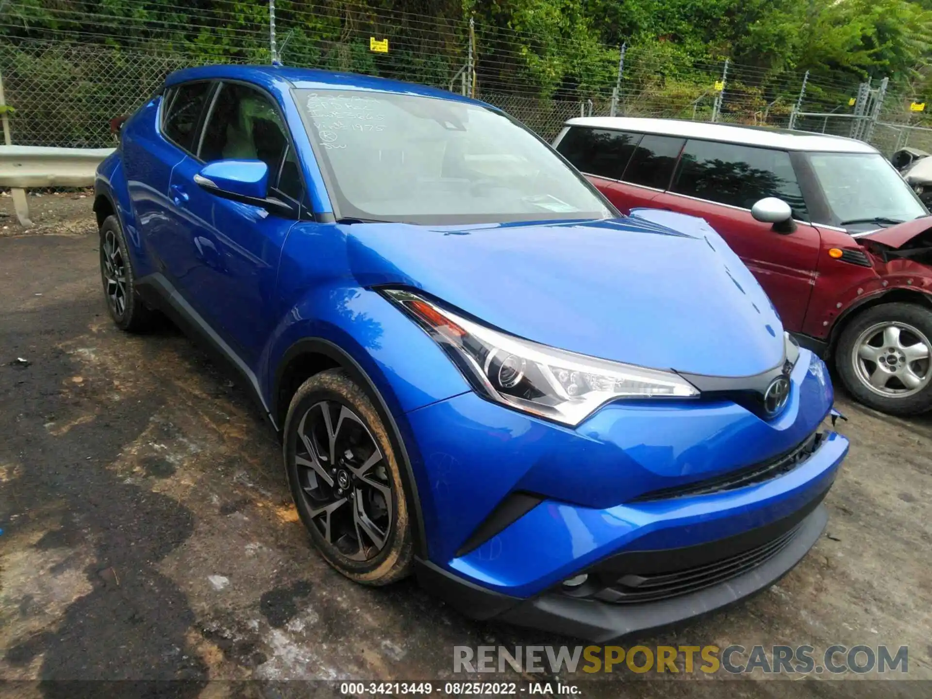 1 Photograph of a damaged car JTNKHMBX2K1061975 TOYOTA C-HR 2019