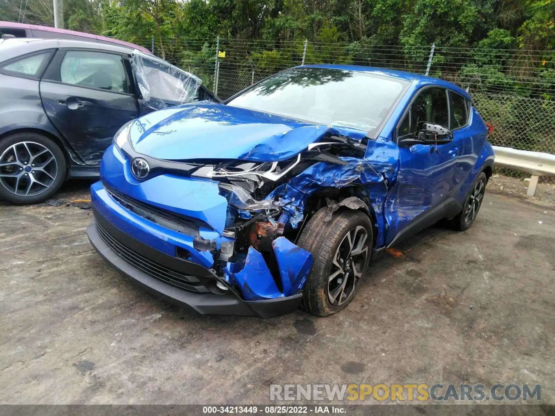 2 Photograph of a damaged car JTNKHMBX2K1061975 TOYOTA C-HR 2019