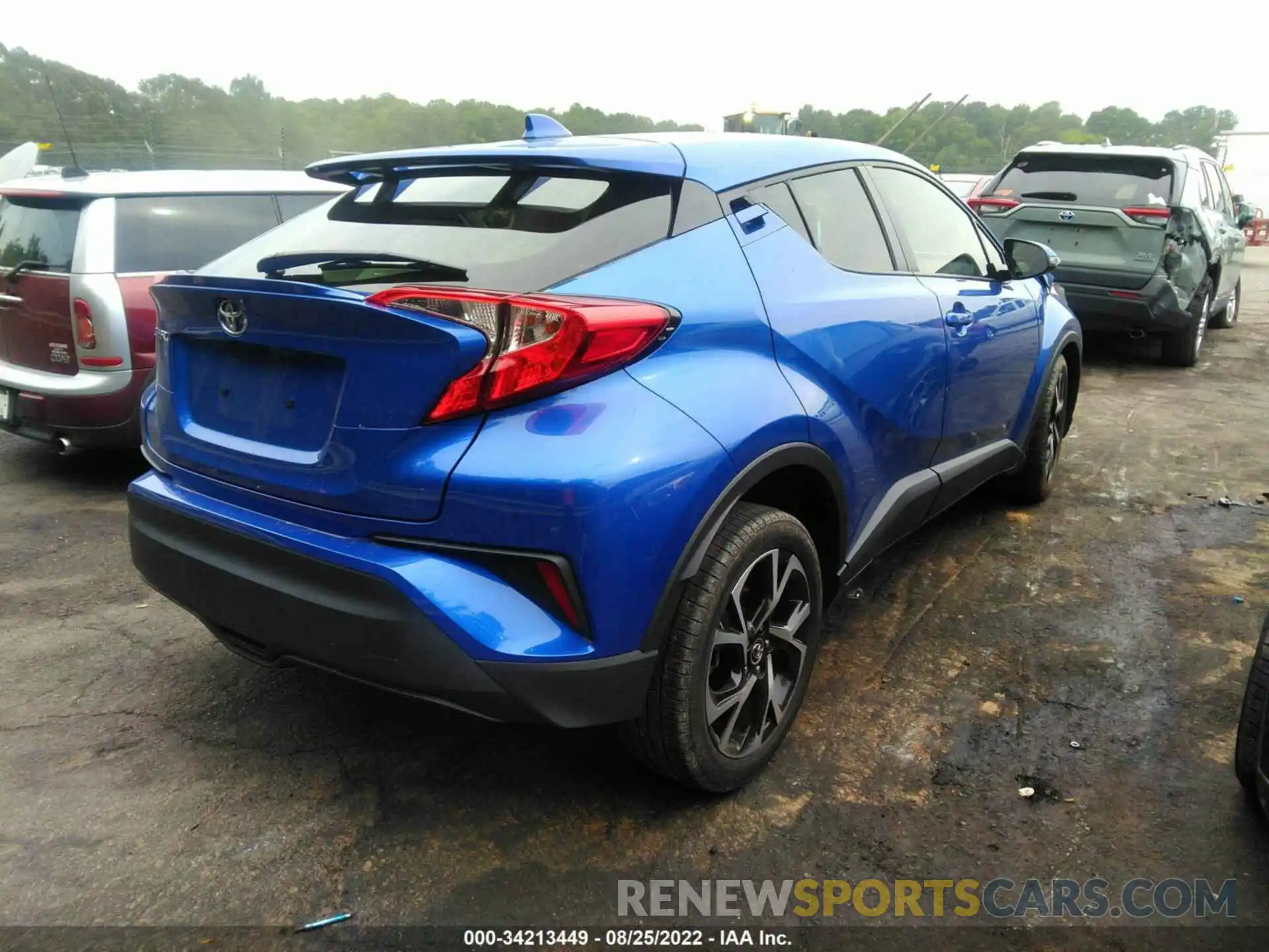 4 Photograph of a damaged car JTNKHMBX2K1061975 TOYOTA C-HR 2019