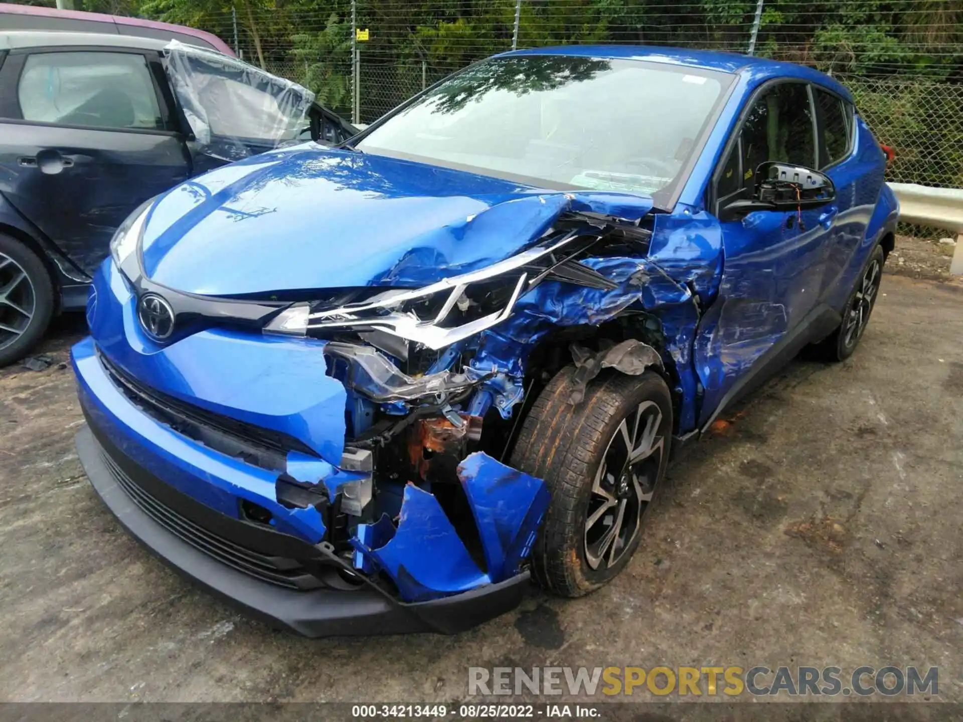 6 Photograph of a damaged car JTNKHMBX2K1061975 TOYOTA C-HR 2019