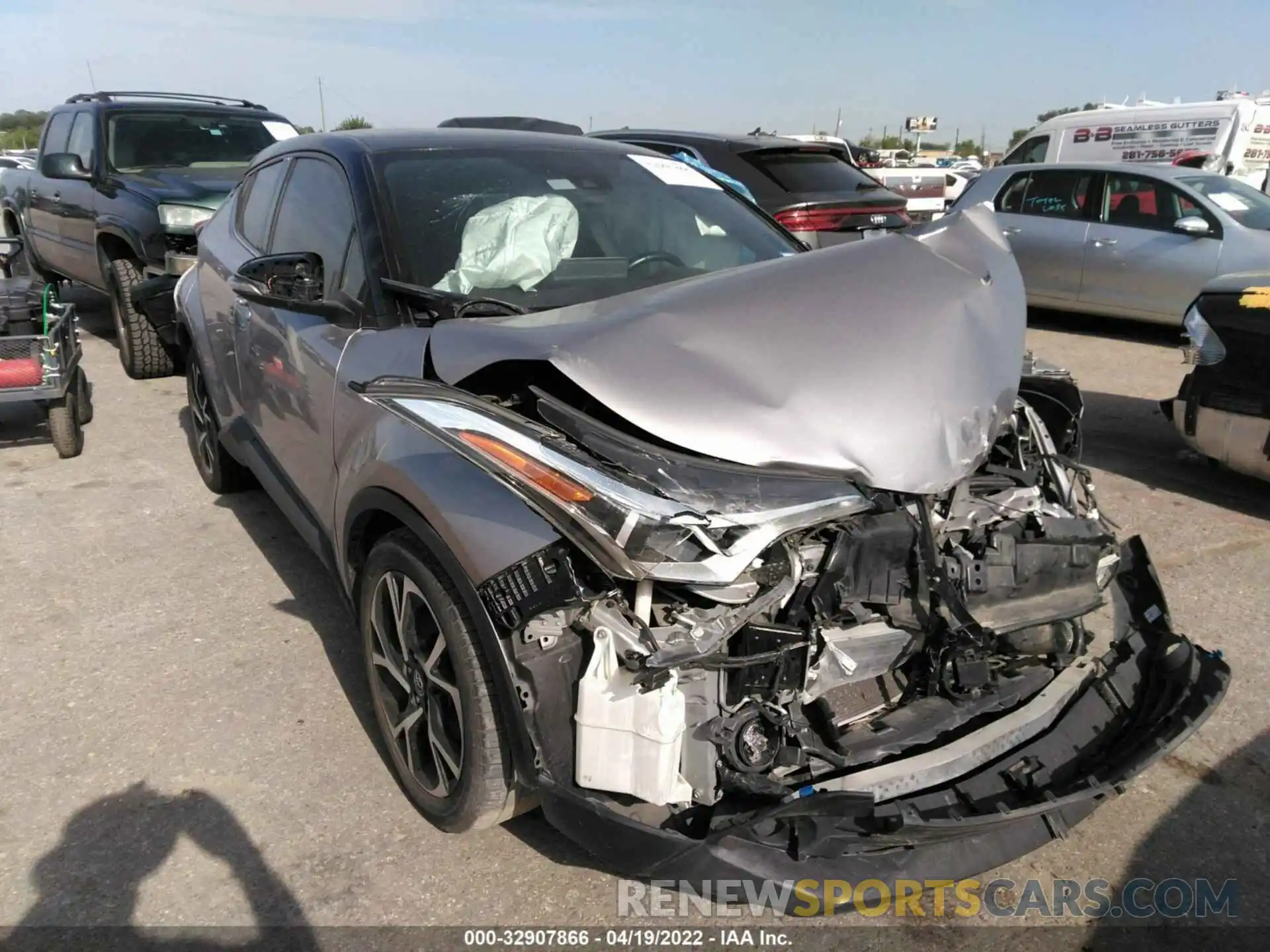 1 Photograph of a damaged car JTNKHMBX3K1012364 TOYOTA C-HR 2019