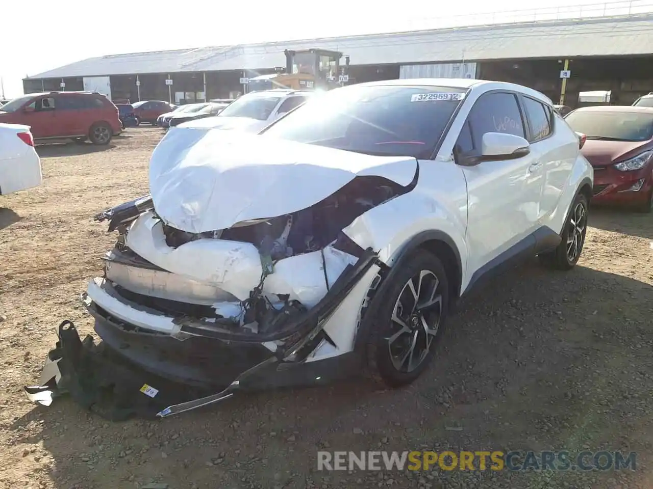 2 Photograph of a damaged car JTNKHMBX3K1014437 TOYOTA C-HR 2019