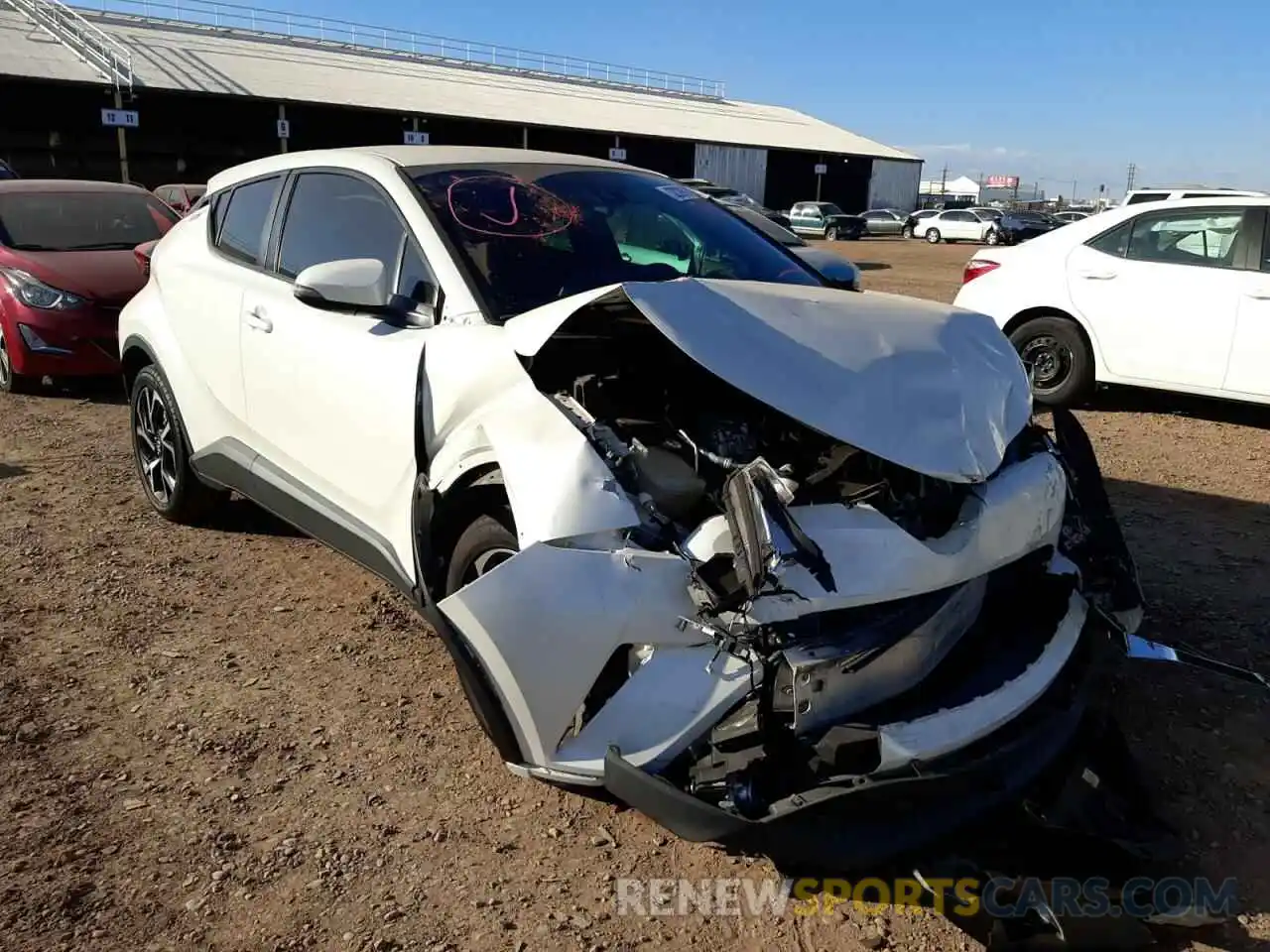 9 Photograph of a damaged car JTNKHMBX3K1014437 TOYOTA C-HR 2019