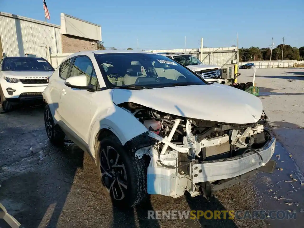 1 Photograph of a damaged car JTNKHMBX3K1015037 TOYOTA C-HR 2019