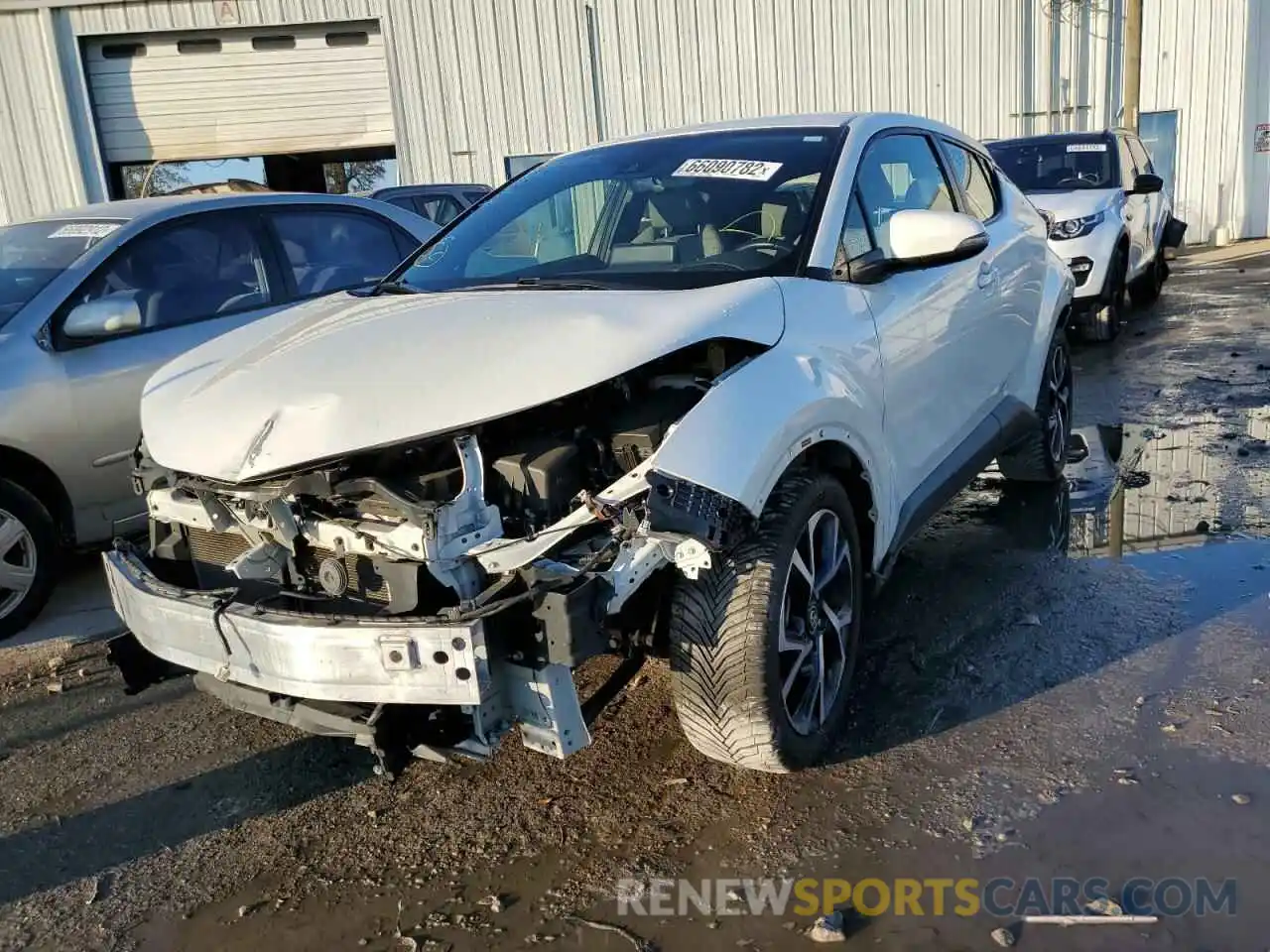 2 Photograph of a damaged car JTNKHMBX3K1015037 TOYOTA C-HR 2019