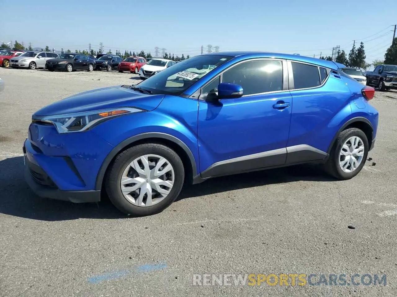 1 Photograph of a damaged car JTNKHMBX3K1015507 TOYOTA C-HR 2019