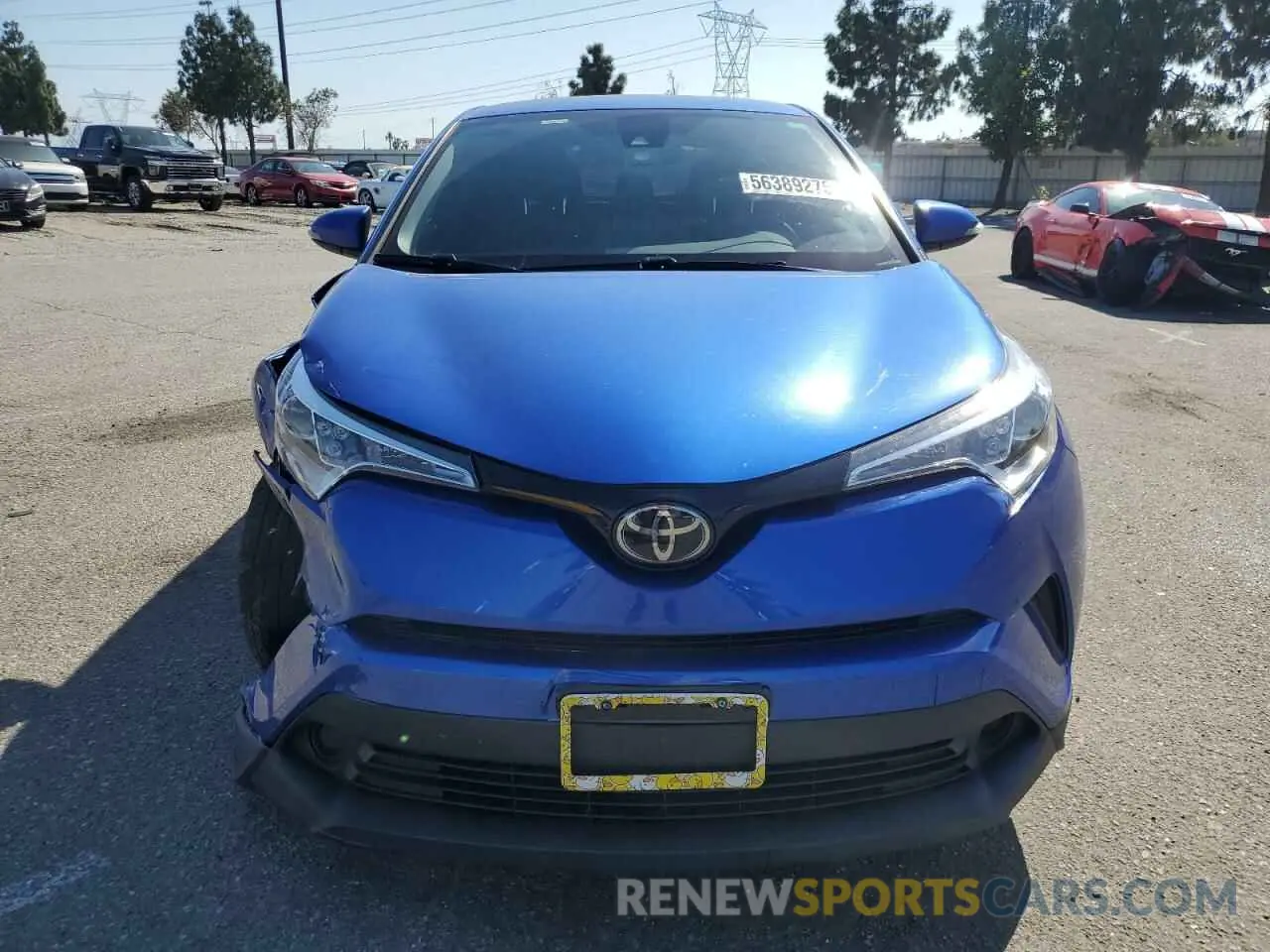 5 Photograph of a damaged car JTNKHMBX3K1015507 TOYOTA C-HR 2019