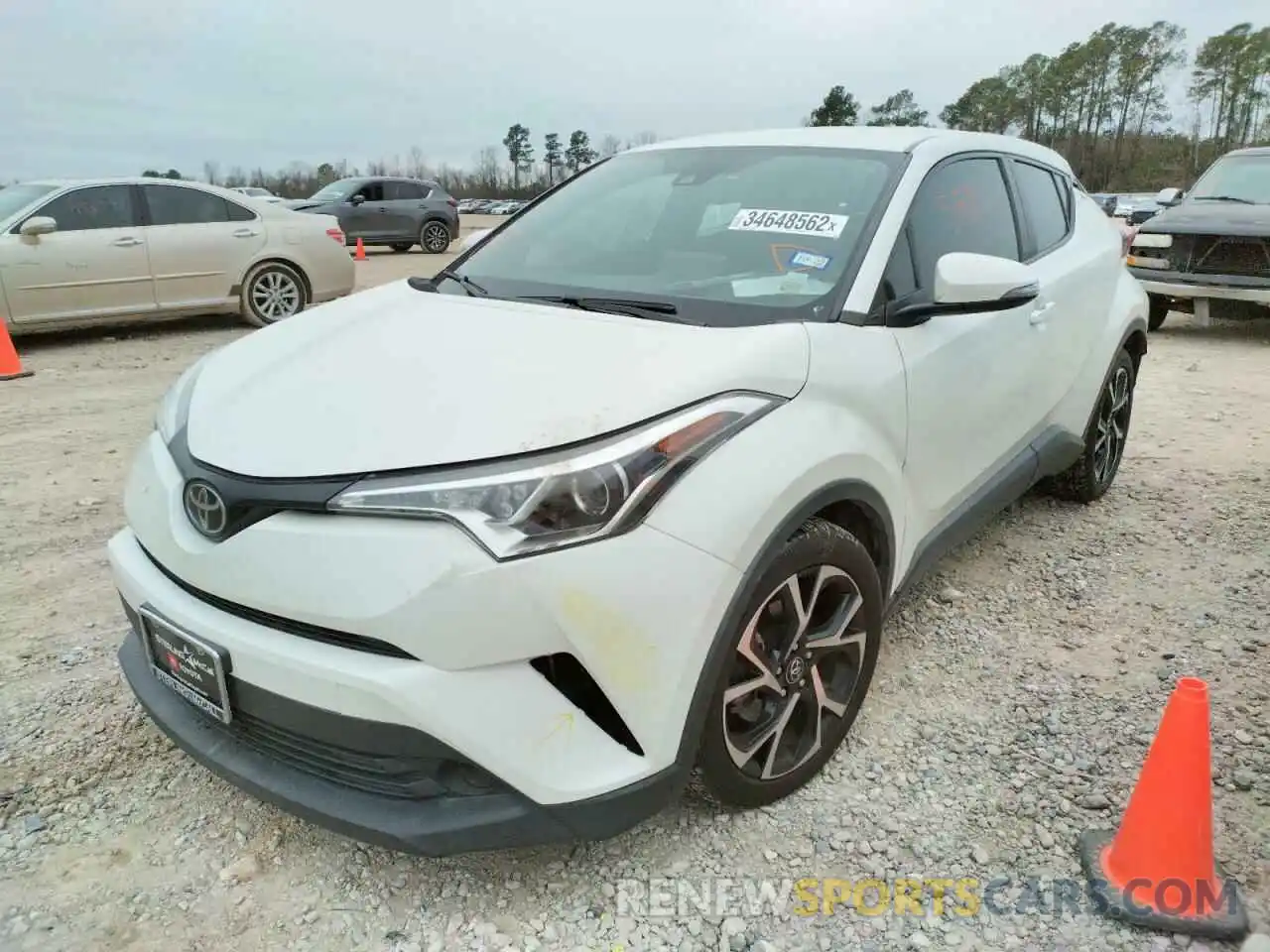 2 Photograph of a damaged car JTNKHMBX3K1017595 TOYOTA C-HR 2019