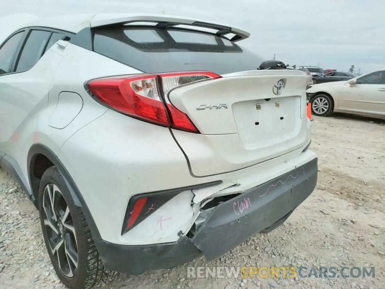 9 Photograph of a damaged car JTNKHMBX3K1017595 TOYOTA C-HR 2019