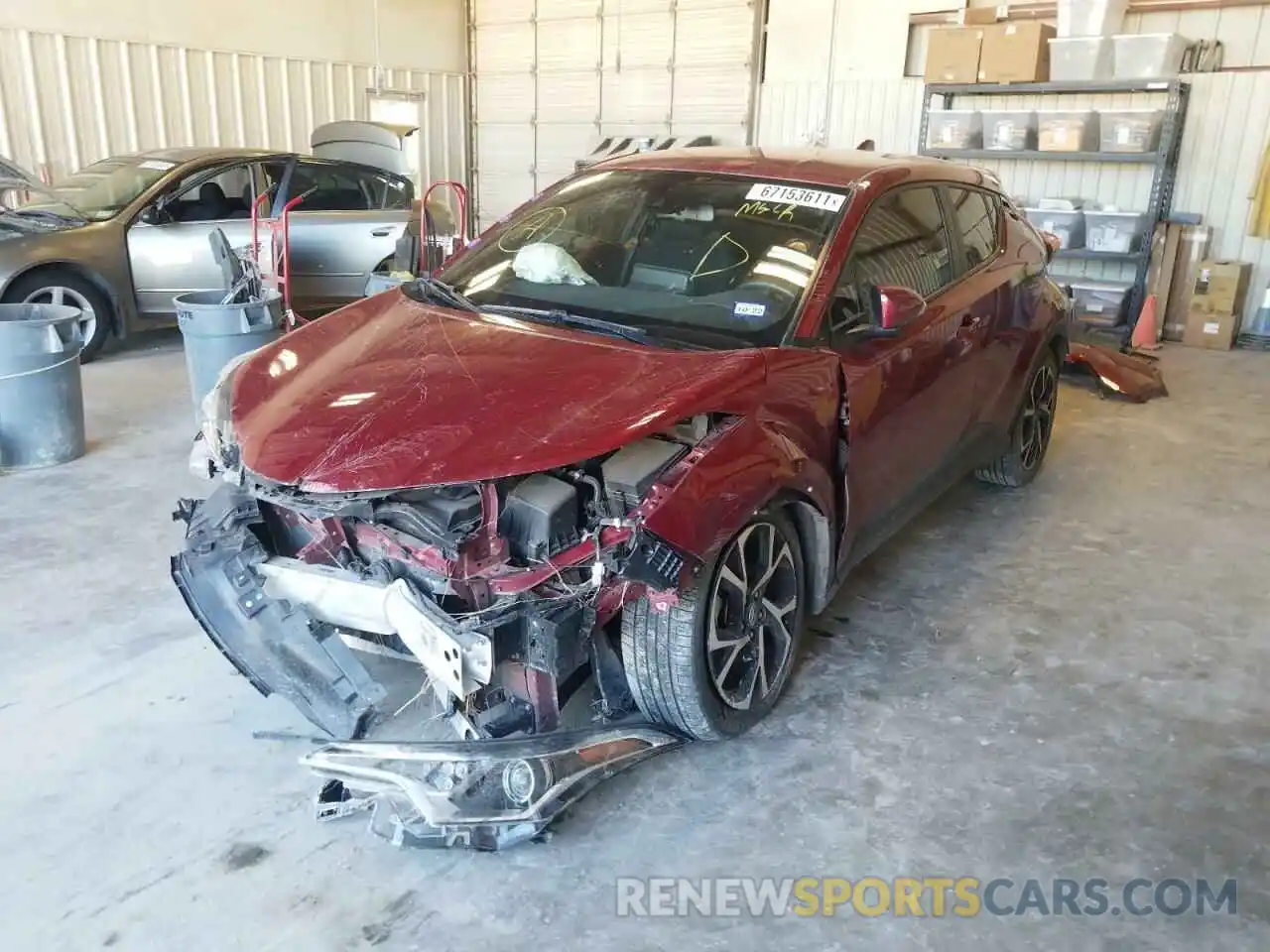 2 Photograph of a damaged car JTNKHMBX3K1017614 TOYOTA C-HR 2019