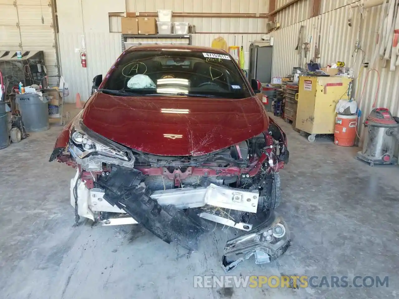 9 Photograph of a damaged car JTNKHMBX3K1017614 TOYOTA C-HR 2019