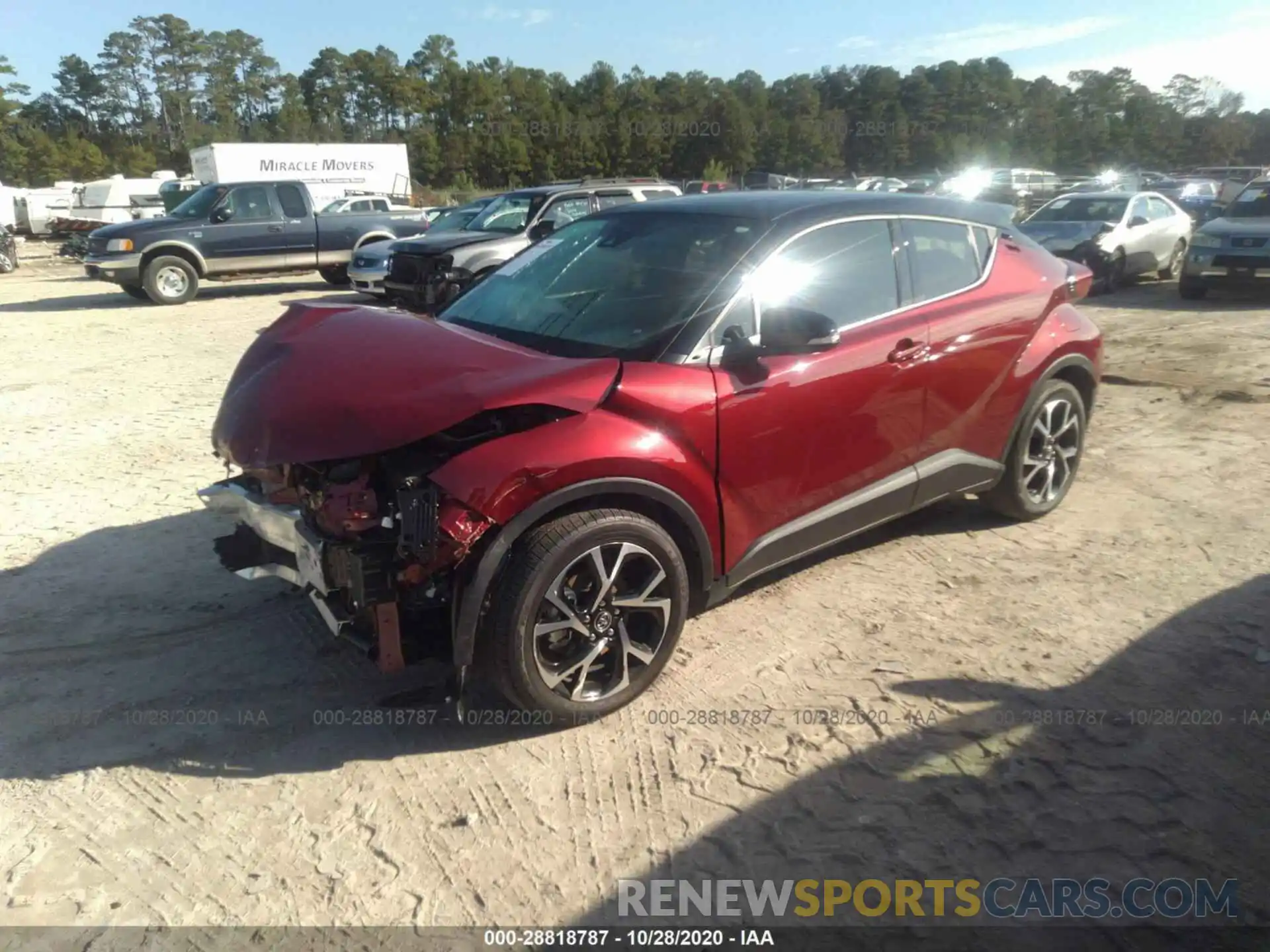 2 Photograph of a damaged car JTNKHMBX3K1018410 TOYOTA C-HR 2019