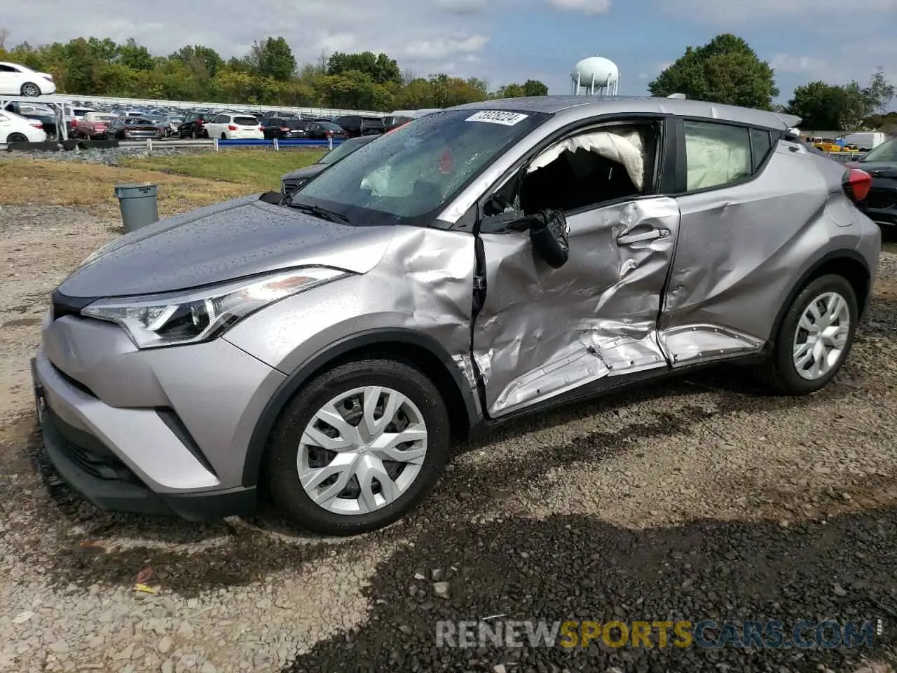 1 Photograph of a damaged car JTNKHMBX3K1018682 TOYOTA C-HR 2019