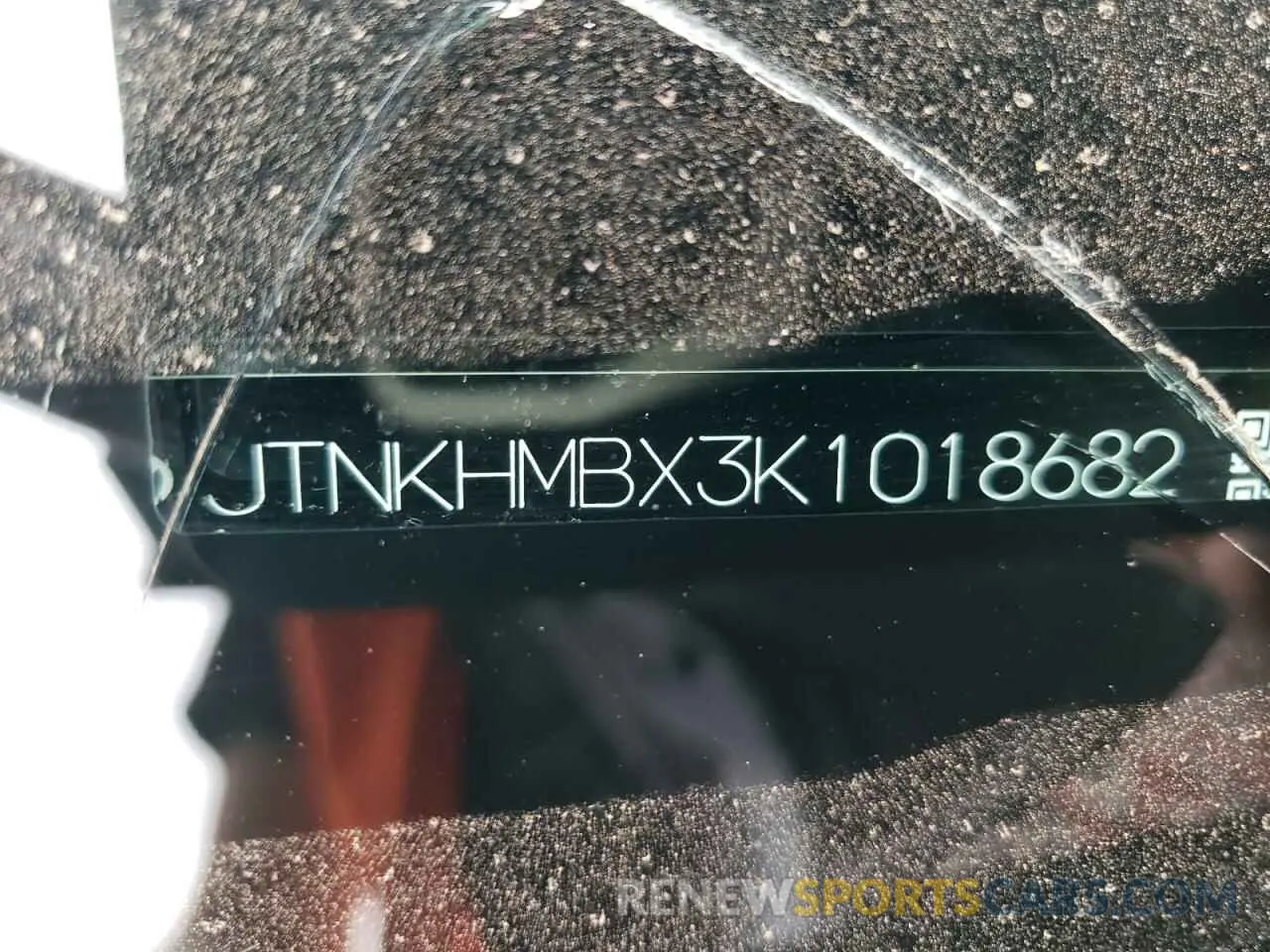 13 Photograph of a damaged car JTNKHMBX3K1018682 TOYOTA C-HR 2019